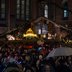 Vorschau: Blick über den Rathausmarkt im Regen beim Lamberti-Markt 2023. Foto: Sascha Stüber