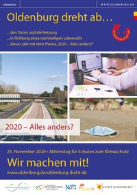 Plakat zum Aktionstag 2020. Quelle: Stadt Oldenburg
