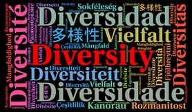 Typografie Diversity auf verschiedenen Sprachen. Foto: Ricochet64/Fotolia