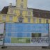 Vorschau: Bauzaun mit Infos zum Mobilitätsplan Oldenburg 2030 auf dem Schlossplatz. Foto: Stadt Oldenburg 