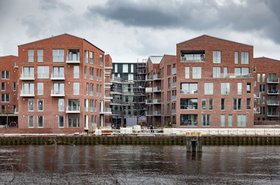 Neue Wohngebäude am Wasser. Foto: Stadt Oldenburg
