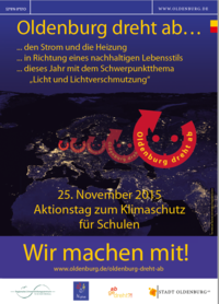 Plakat zum Aktionstag 2015. Quelle: Stadt Oldenburg