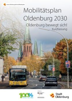 Deckblatt Broschüre zum Mobilitätsplan Oldenburg 2030