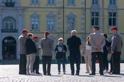 Nach dem Empfang im Alten Rathaus hatten die Gäste die Gelegenheit, Oldenburg bei einer Stadtführung näher kennenzulernen. Foto: Sascha Stüber