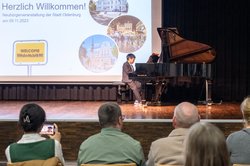 Begleitet wurde die Veranstaltung von musikalischen Beiträgen der Musikschule Oldenburg. Foto: Sascha Stüber