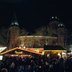 Vorschau: Blick über den Rathausmarkt mit Lamberti-Kirche im Regen beim Lamberti-Markt 2023. Foto: Sascha Stüber