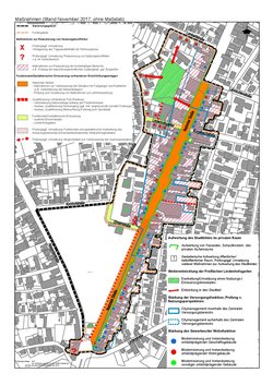 Maßnahmenplan Untere Nadorster Straße. Plan: Stadt Oldenburg