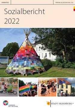Titelblatt Sozialbericht 2022. Foto: Stadt Oldenburg