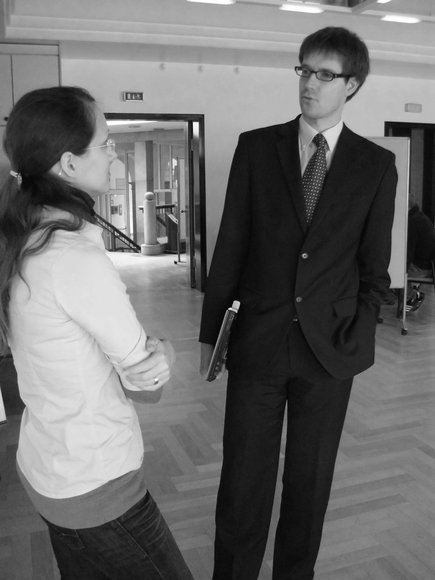 Prof. Dr. Karsten Speck und Verena Gerdes. Foto: privat
