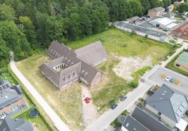 Luftbild vom ehemaligen Offizierskasino auf dem Fliegerhorst. Foto: Stadt Oldenburg