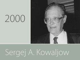 Preisträger Dr. Sergej A. Kowaljow. Foto: Ilse Rosemeyer.