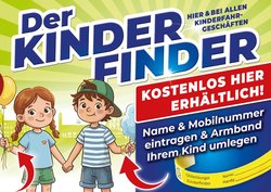 Die Kinderfinder-Bändchen. Copyright: OSV Die Kinderfinder-Bändchen. Copyright: OSV