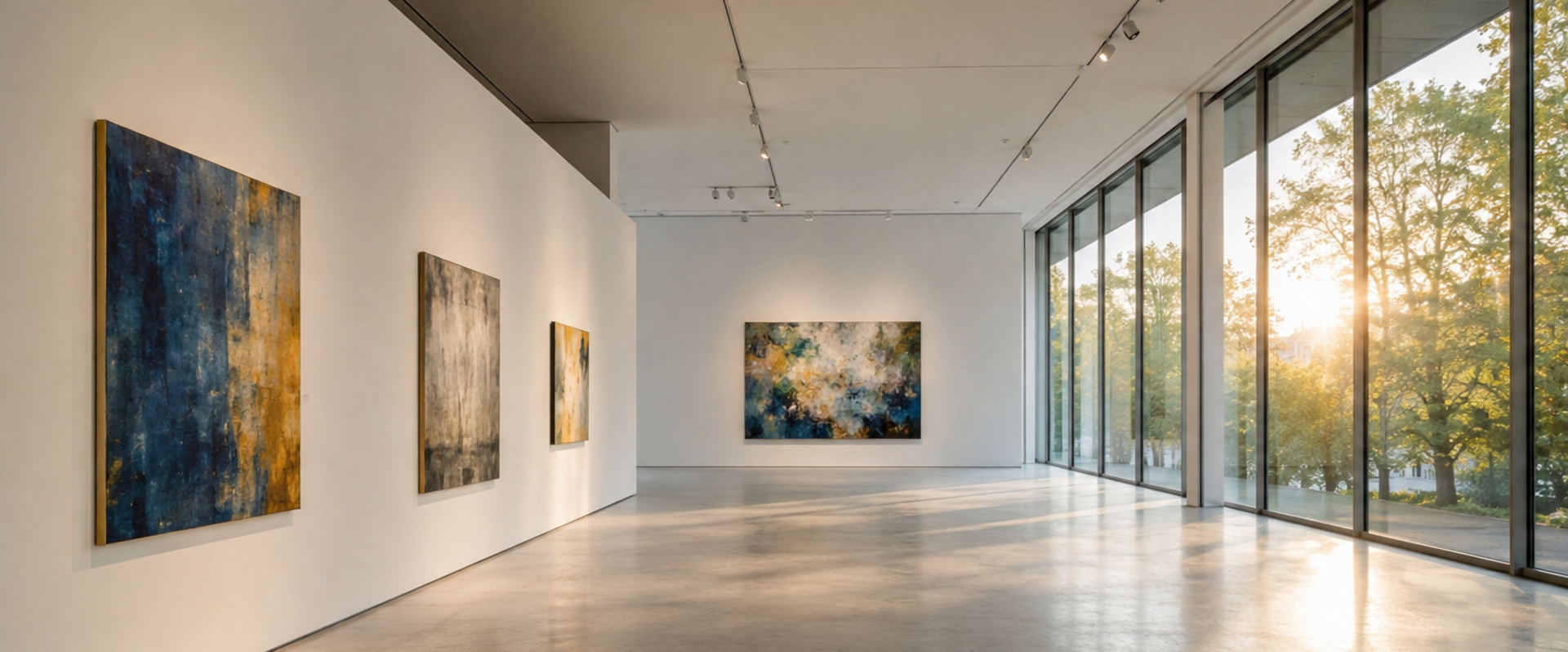 Kunsthalle mit Gemälde an der Wand. Foto: KI-generiert durch die Stadt Oldenburg