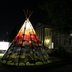 Vorschau: Nachtansicht des „Tipis“ am Kulturzentrum PFL. Foto: Werner Ufferhardt.