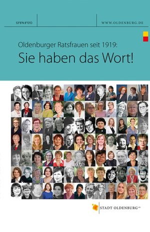 Buchcover mit Fotos der Oldenburger Ratsfrauen seit 1919. Grafik: Stadt Oldenburg 