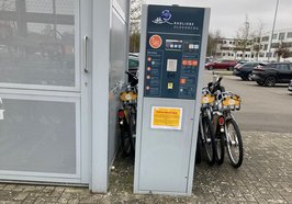 Fahrradsammelschließanlage am Haltepunkt Wechloy. Foto: Stadt Oldenburg