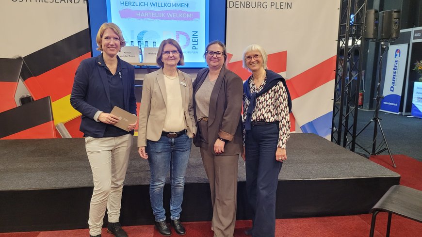 Nahmen am Experteninterview zum Thema grenzübergreifender Tourismus teil, von links: Kerstin van der Toorn, Martina Salie, Wiebke Bos und Silke Fennemann. Foto: Stadt Oldenburg