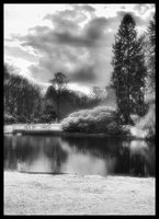 Schlossgarten, Schwarz-weiß