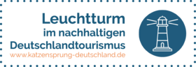 Logo Leuchtturm im nachhaltigen Deutschlandtourismus. Quelle: Verband Deutscher Naturparke e. V