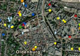 Sozialer digitaler Stadtplan. Grafik: Stadt Oldenburg