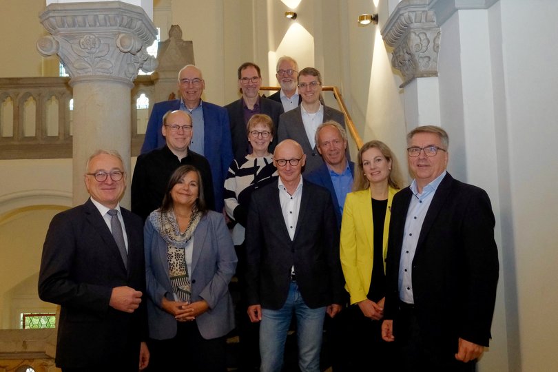 Die Teilnehmenden des Jahresgesprächs zwischen Jade Hochschule und Stadtverwaltung. Foto: Sascha Stüber 