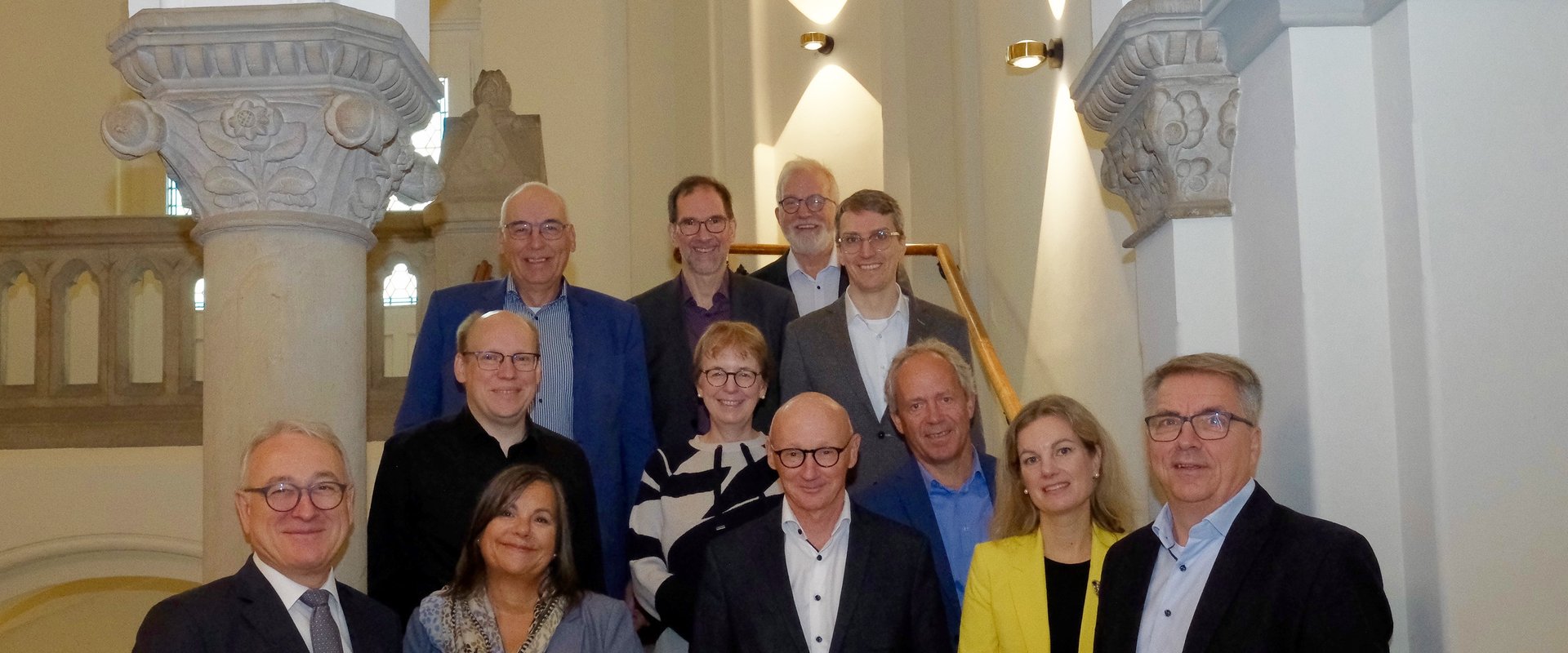 Die Teilnehmenden des Jahresgesprächs zwischen Jade Hochschule und Stadtverwaltung. Foto: Sascha Stüber 