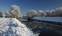 Winterlandschaft an der Hunte