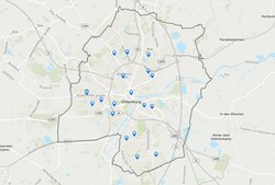 Screenshot Kategorie „Wir im Quartier“ im Sozialen Stadtplan. Quelle: Stadt Oldenburg
