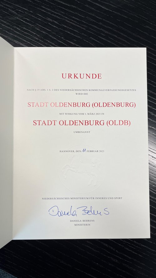 Foto: Stadt Oldenburg