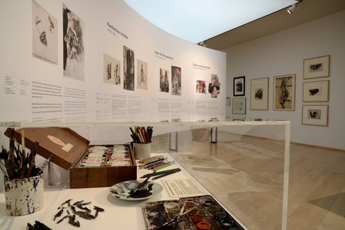 Dauerausstellung Horst-Janssen-Museum. Foto: Andrey Gradetchliev