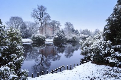 Schlossgarten im Winter. Foto: Hans-Jürgen Zietz