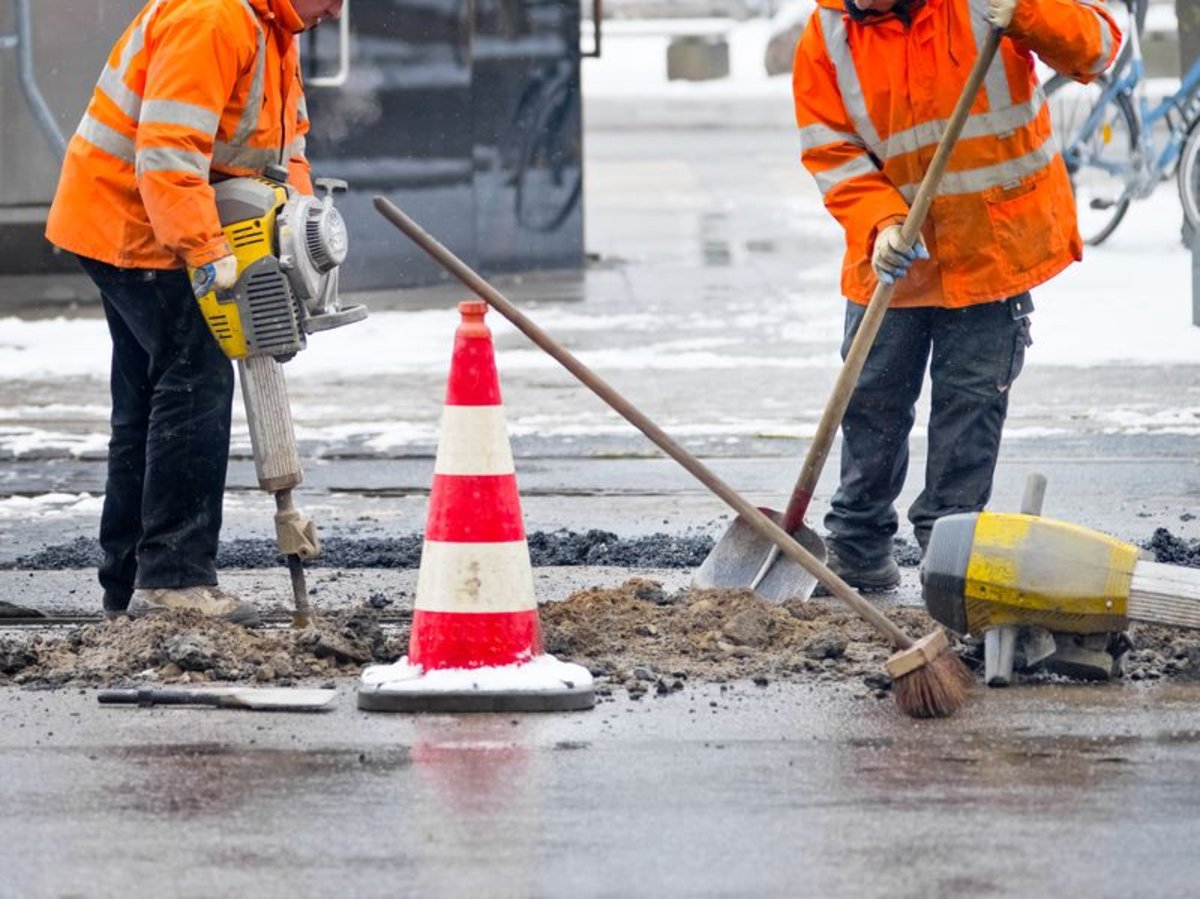 Straßenbauarbeiten. Foto: eytronic/Fotolia