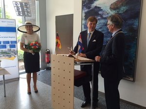 Besuchten Oldenburg: Königin Máxima und König Willem-Alexander aus den Niederlanden. Foto: Stadt Oldenburg Besuchten Oldenburg: Königin Máxima und König Willem-Alexander aus den Niederlanden. Foto: Stadt Oldenburg