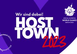 Logo Host Town Special Olympics World Games Berlin 2023.  Quelle: LOC Special Olympics World Games Berlin 2023
