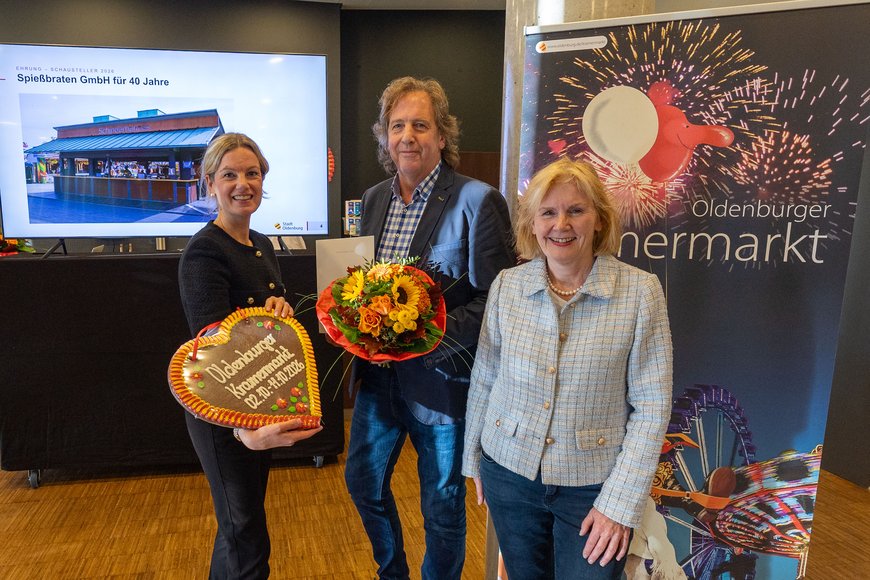 Ehrung der Spießbraten GmbH anlässlich des 419. Kramermarktes. Foto: Sascha Stüber