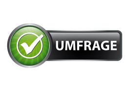 Schriftzug „Umfrage“. Foto: cirquedesprit/Fotolia
