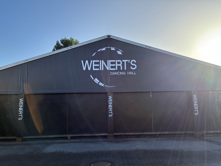 Weinert's Dancing Hall beim Aufbau am 24. September 2026. Foto: Stadt Oldenburg