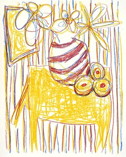 Anton Henning, Die Griffelsuite No. 206, Farblithografie, 2026