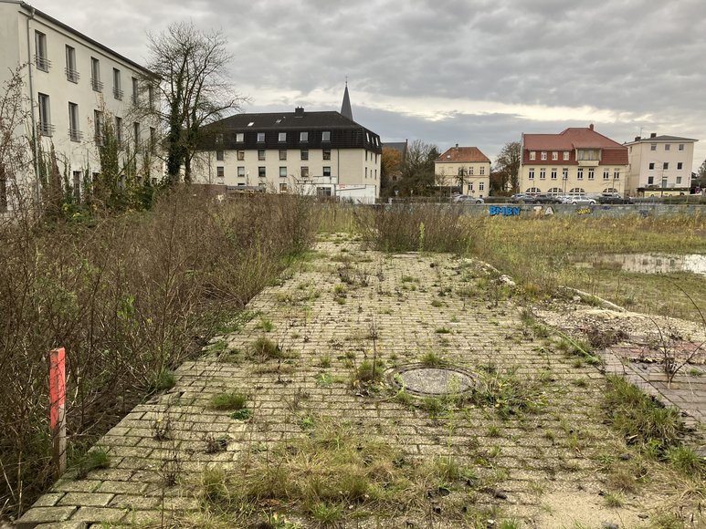 Der vorhandene Pflasterbelag, der auch bei der Umgestaltung erhalten bleibt. Foto: Stadt Oldenburg