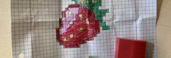 Pixel-Art für den KinderKunstAutomaten. Foto: Stadt Oldenburg