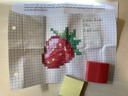 Pixel-Art für den KinderKunstAutomaten. Foto: Stadt Oldenburg