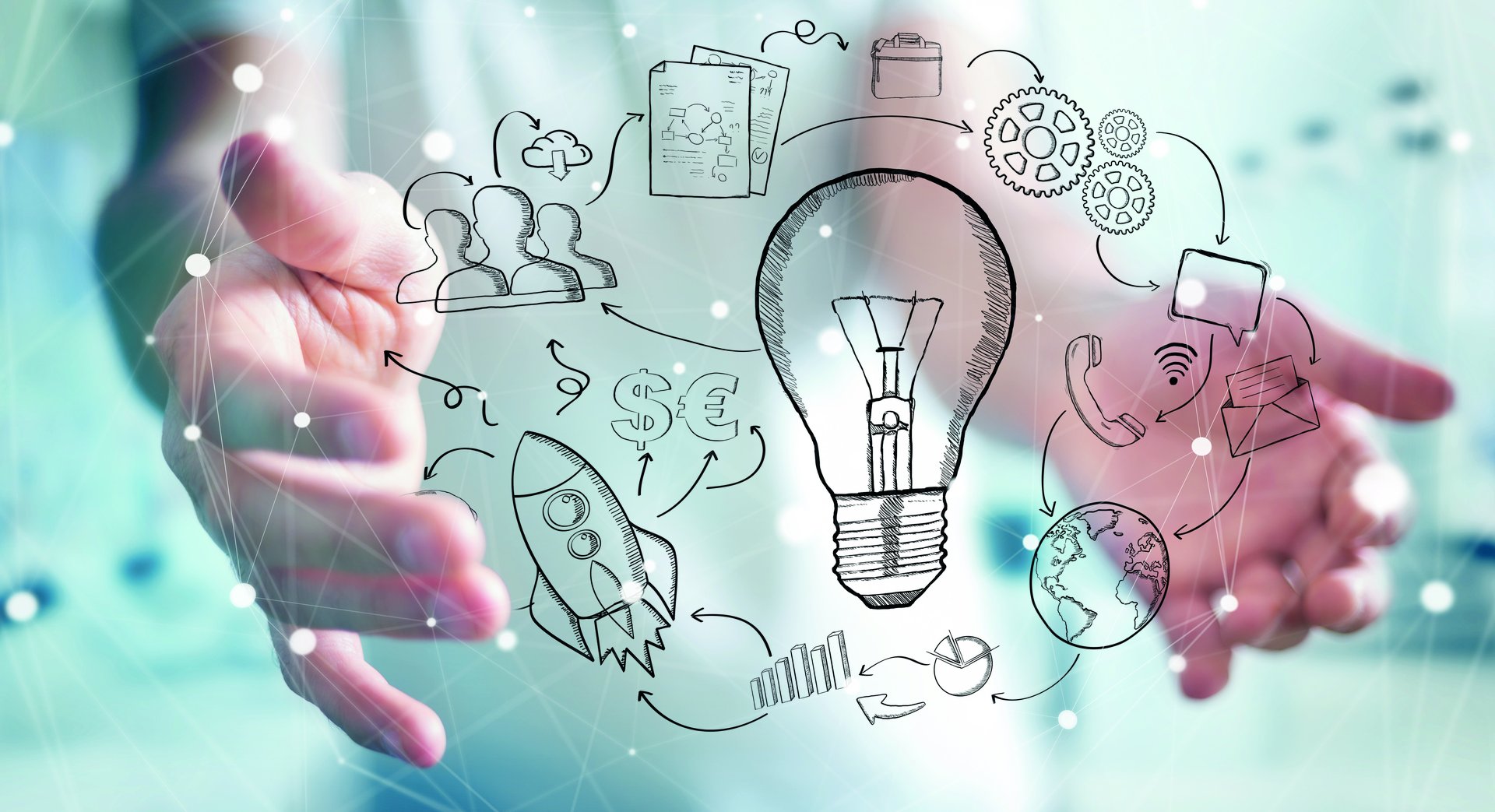 Ideenblase in Händen. Foto: Sdecoret/AdobeStock