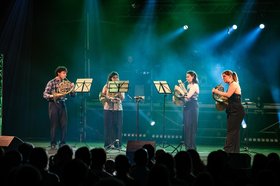 Das Hornquartett „Hornsound“ begeisterte mit seinem Auftritt das Publikum. Foto: Stadt Oldenburg