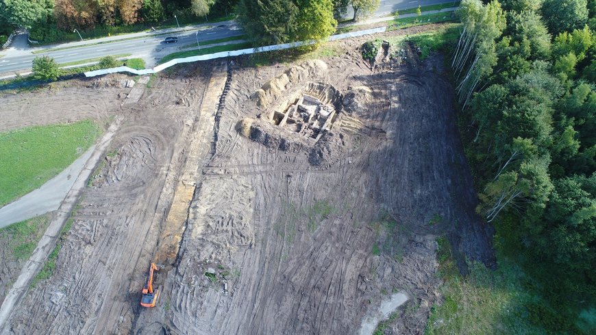 Fund von Kellerresten im Bereich Alexanderstraße. Foto: Stadt Oldenburg