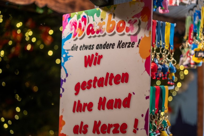 Wachskunst auf dem Lamberti-Markt 2024. Foto: Sascha Stüber