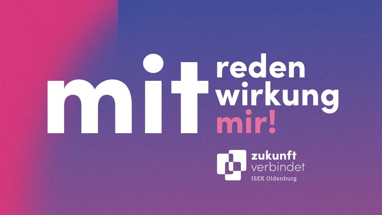 Banner mitreden. Grafik: Stadt Oldenburg