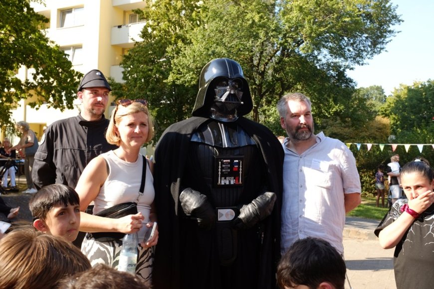 Galaktischer Besuch von Herrn Vader. Foto: Jörg Hemmen  