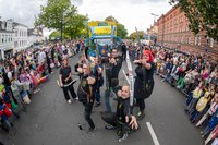 Bogenschützen beim Kramermarktsumzug. Foto: Sascha Stüber