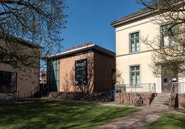 Vorderansicht des Hauses für Medienkunst Oldenburg. Foto: Haus für Medienkunst Oldenburg