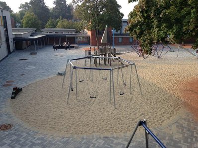 Spielplatz nach der Sanierung. Foto: Stadt Oldenburg